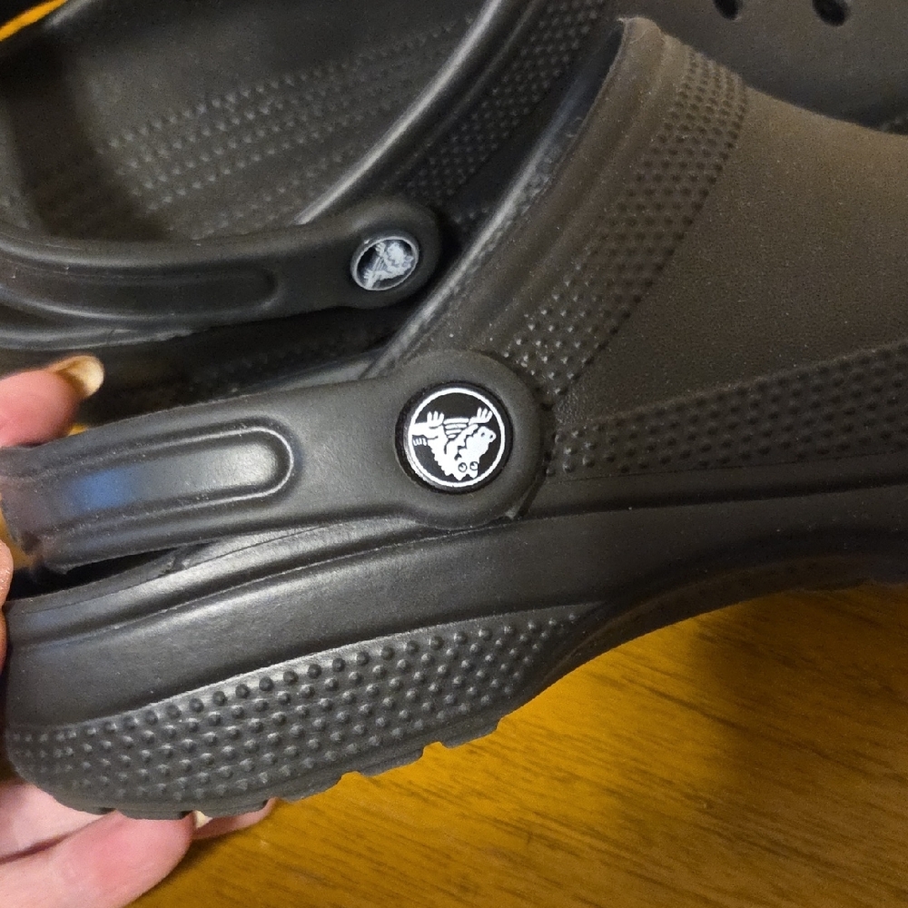 CROCS Basic Black Size 10 Excellent Condition. Wo… - image 6
